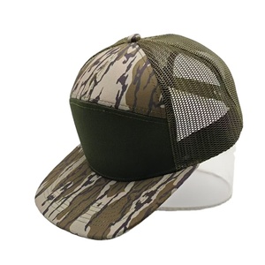 قبعة قطنية ذات <span class=keywords><strong>7</strong></span> ألواح عالية الجودة من شبكة gorraas Trucker ، قبعة Snapback فارغة - Product Image 4