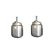 Cuve de mélange en acier inoxydable avec chemise de chauffage/refroidissement et agitateur à spatule pour machine de cuisson et de mélange du chocolat
