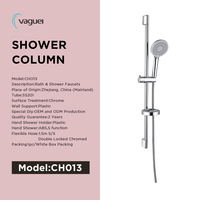 Mitigeur de douche en acier inoxydable de haute qualité pour colonne de douche de salle de bain
