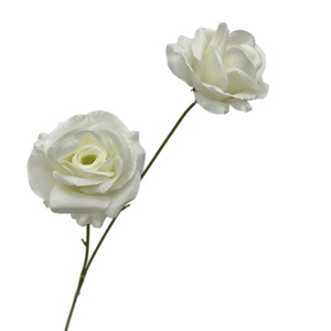Nuevas Flores Artificiales Decorativas 3D para Bodas, Modelo C-Y-S, Arreglo Floral de Rosas Anna de 2 Cabezas, Decoración para Hogar, Hotel y Fotografía - Product Image 5