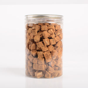 อาหารสัตว์เลี้ยงแบบแช่แข็งอบแห้ง โปรตีนสูง สำหรับแมวและสุนัขพันธุ์เล็กพิเศษ รสปลาแซลมอน ปลาค็อด และหนังวัวดิบ พร้อมบริการจัดส่ง - Product Image 5