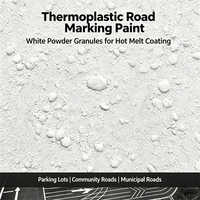 Revêtement de marquage routier thermofusible durable anti-fissuration à faible coût pour marquage de voies d'accès d'usine