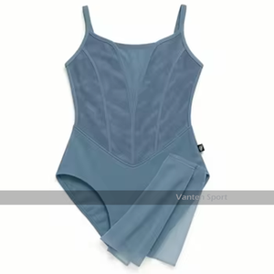 <span class=keywords><strong>Justaucorps</strong></span> de <span class=keywords><strong>danse</strong></span> en maille pour <span class=keywords><strong>femme</strong></span>, <span class=keywords><strong>avec</strong></span> bretelles spaghetti, costume de ballet lyrique pour la scène, tenue de gymnastique personnalisable - Product Image 5