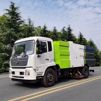 Camion balayeuse électrique Dongfeng, nouveau modèle, pour le balayage et le lavage des rues, avec batterie au lithium