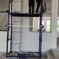Petit palan de construction électrique pliable 500kg avec câble métallique nouvel équipement de levage en métal