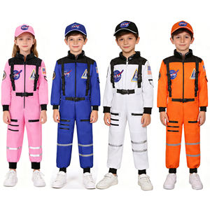 <span class=keywords><strong>Disfraz</strong></span> de <span class=keywords><strong>Astronauta</strong></span> de Halloween YuYuan para Niñas y Niños, Traje Espacial, Cosplay, 3-12 Años - Product Image 2