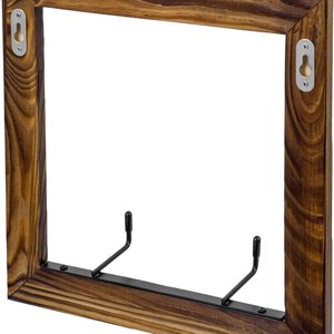 Retro Wooden <b>Wall</b> <b>Mounted</b> <b>Shelf</b> Square Storage Rack For Living Room Display - Product Image 1