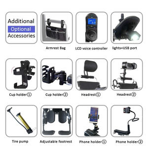 KSM-601-silla <span class=keywords><strong>de</strong></span> <span class=keywords><strong>ruedas</strong></span> eléctrica para discapacitados, asiento plegable ligero con más ancho, oferta, <span class=keywords><strong>Amazon</strong></span>, 2023 - Product Image 6