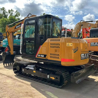 Sany Sy75Cpro d'occasion Euro 5 EPA Tier 4 Engine Excavadora Sany Sy60 Sy75 Sy95 Sy55 Sy26 Sy35 Pelle sur chenilles Sany Sy75Cpro Vente