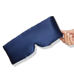 Vente en gros 22 Momme soie soins des yeux <span class=keywords><strong>masque</strong></span> de sommeil 6A haute qualité soie de mûrier grand <span class=keywords><strong>masque</strong></span> <span class=keywords><strong>pour</strong></span> les yeux avec sangle réglable Magic Tape - Product Image 6