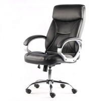 Ensemble de chaises et bureau de direction ergonomiques de haute qualité Chaise de patron en cuir artificiel Chaise de bureau directe d'usine