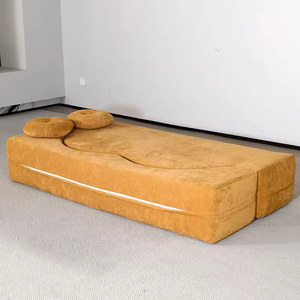 Có thể gập lại Sofa giường hỗ trợ linh hoạt đệm mềm thoải mái chân không đóng gói biểu tượng tùy chỉnh kích thước cấu trúc hình dạng màu ODM OEM nhà máy - Product Image 2