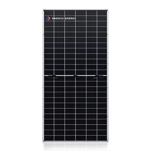 2024 Novos produtos Painel solar de vidro duplo custo 550w painel solar monocristalino