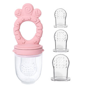 BPA Free riutilizzabile in Silicone per neonati frutta alimentazione per neonati ciuccio per 0-12 mesi frutta fresca - Product Image 4