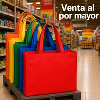 Sac de courses non tissé personnalisé avec logo, coutures renforcées, réutilisable, pour supermarché et commerce de détail