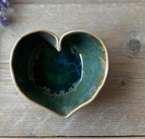 Cuenco de cerámica con forma de corazón <span class=keywords><strong>para</strong></span> joyas, frutos secos o <span class=keywords><strong>velas</strong></span> - Product Image 5