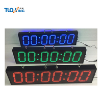 Chronomètre électronique de sport Tuoxing, chronographe de piste et de terrain, affichage numérique LED double face, chronomètre de marathon