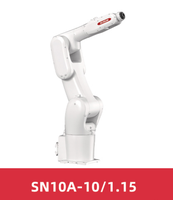 Brazo Robótico Industrial de 6 Ejes, Carga Útil de 10 kg, Alcance de 1152 mm, Alta Precisión, Motor PLC, Caja de Cambios Servoeléctrica, IP67, CNC