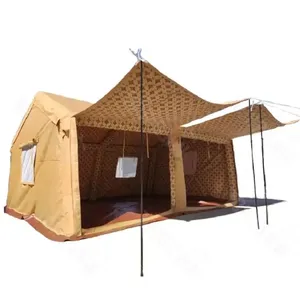 Hotel glamping al aire libre Oriente Medio desierto árabe lona tienda de aire inflable camping al aire libre