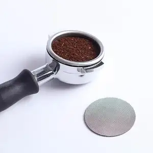 Filtro de café sinterizado de acero inoxidable, pantalla de disco Puck para cafetera Espresso, venta al por mayor