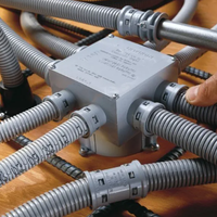 Adaptateur mâle fileté en PVC certifié ETL CETL pour conduit, connecteur de conduit en béton, raccord non métallique à clipser pour boîte, conduit ENT