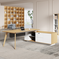 Bureau de direction simple moderne de haute qualité Mobilier de bureau haut de gamme Table d'ordinateur durable et facile à assembler