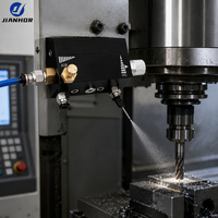 Pompe de lubrification pneumatique à impulsions simple/double sortie MQL pour machine-outil CNC et buse de découpe