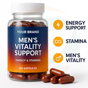 Cápsulas de Extrato de Raiz de <span class=keywords><strong>Maca</strong></span> Herbal para Aumento Masculino, Suporte de Vitalidade Masculina, 60 Cápsulas por Pacote - Product Image 3