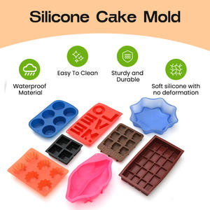 Più venduto: Pirottini in silicone antiaderenti per cupcake e muffin, colorati, per cottura e presentazione - Product Image 3