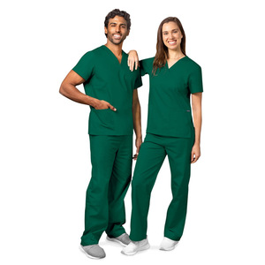 Elastic Plus Size <b>Scrub</b> Suit For Women Extra Large Moisture Wicking Hospital Uniforms - Product Image 4