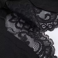 TAOP&ZA Nouvelle Robe Tendance Printemps 2026 pour Femme avec Encolure Asymétrique et Bordure en Dentelle (1067002)
