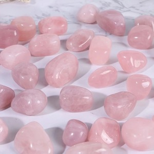 Venta al por mayor de artesanías de cuarzo rosa natural, piedra pulida de palma, esfera Yoni, cristal curativo en bruto, Reiki, Chakra, Fengshui para el hogar - Product Image 6