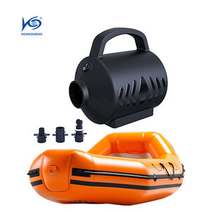 Bomba de aire eléctrica para acampar al aire libre Barco inflable y camas de aire con 3 boquillas para colchón - Product Image 1