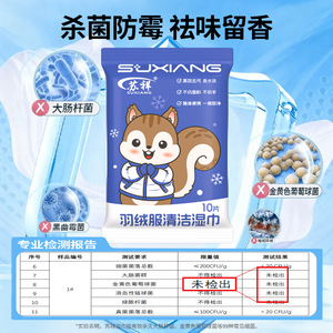Lingettes nettoyantes pour doudounes Su Xiang, lot de 10, détachant sans eau pour vêtements, nettoyage à sec - Product Image 4