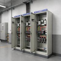 Armoire de Commutation de Source ATS Basse Tension à Double Alimentation, Coque Métallique Résistante à l'Usure pour la Stabilité Énergétique des Bureaux, OEM ODM Disponibles