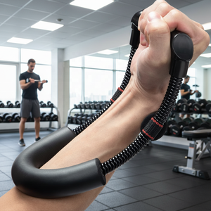 CHENGMO SPORTS Fortalecedor <span class=keywords><strong>de</strong></span> <span class=keywords><strong>Muñeca</strong></span> con Tensión Ajustable, Ejercitador <span class=keywords><strong>de</strong></span> Antebrazo para Gimnasio, Mejora la Fuerza <span class=keywords><strong>de</strong></span> Agarre <span class=keywords><strong>de</strong></span> Manos y Brazos, Seguro - Product Image 2