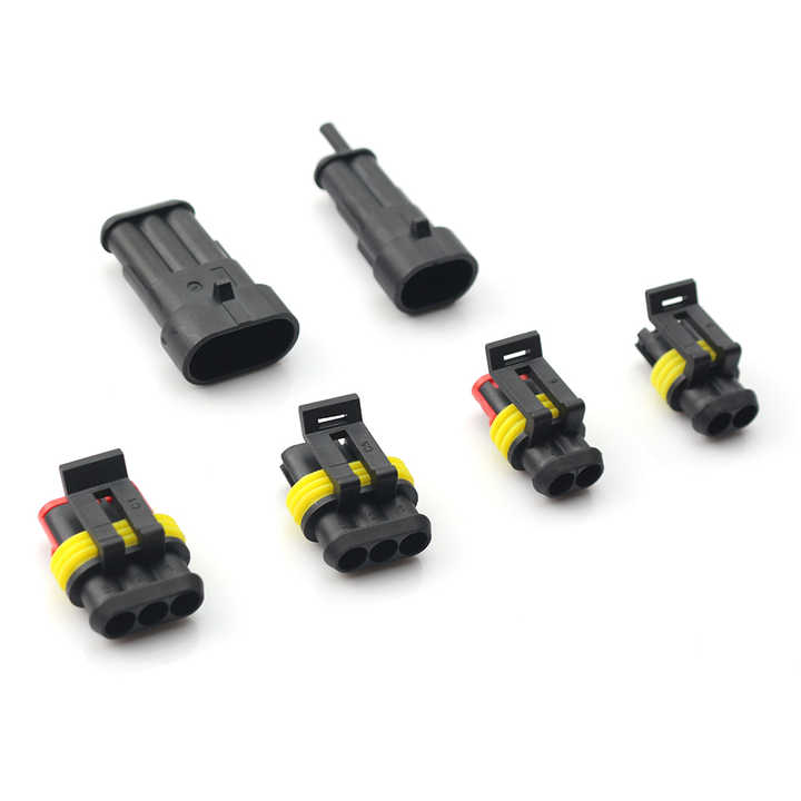 282108-1 TE AMP Super Seal 1.5 Series 2 Pin Auto Cable Connector ...