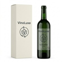 Étiquettes de vin personnalisées de qualité supérieure, transparentes, en PET, imperméables, recyclables, adhésives amovibles, laminage mat pour bouteilles de boissons