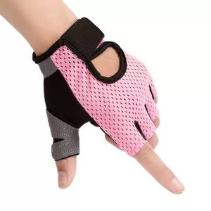 Guantes de Ciclismo Transpirables de Medio Dedo para Deportes al Aire Libre, Antideslizantes, Absorbentes de Impactos, Material de Spandex Apto para Gimnasio - Product Image 4