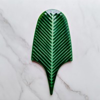 Tuiles de mosaïque en céramique effet écailles de poisson, couleur vert craquelé, pour revêtement mural