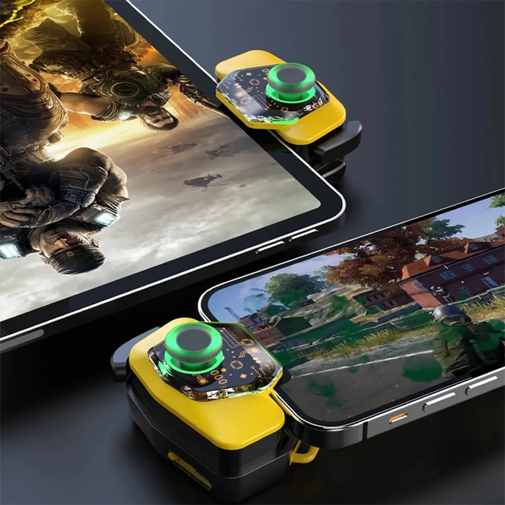 C1 PUBG मोबाइल फोन गेमिंग ट्रिगर आरजीबी के लिए बीटी 5.0 खेल नियंत्रक 3D जॉयस्टिक्स Gamepad के लिए iPad /Xiaomi/एंड्रॉयड