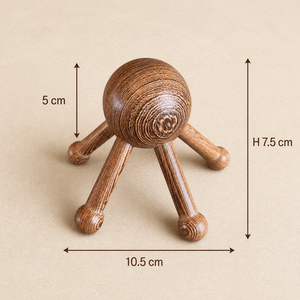 Masseur <span class=keywords><strong>facial</strong></span> traditionnel <span class=keywords><strong>chinois</strong></span> en bois de wengé, respectueux de l'environnement, pour la relaxation du pont nasal, OEM, étiquette privée - Product Image 6