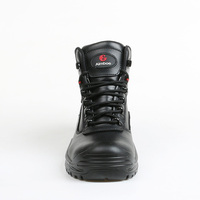 Aimboo - Bottes de sécurité en cuir véritable S1P SRC, chaussures de travail industrielles, vente en gros, bottes de sécurité d'usine à embout d'acier