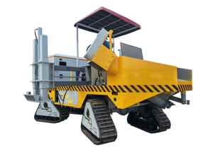 Machine automatique de construction de bordures routières et de bases de garde-corps autoroutiers - Product Image 1