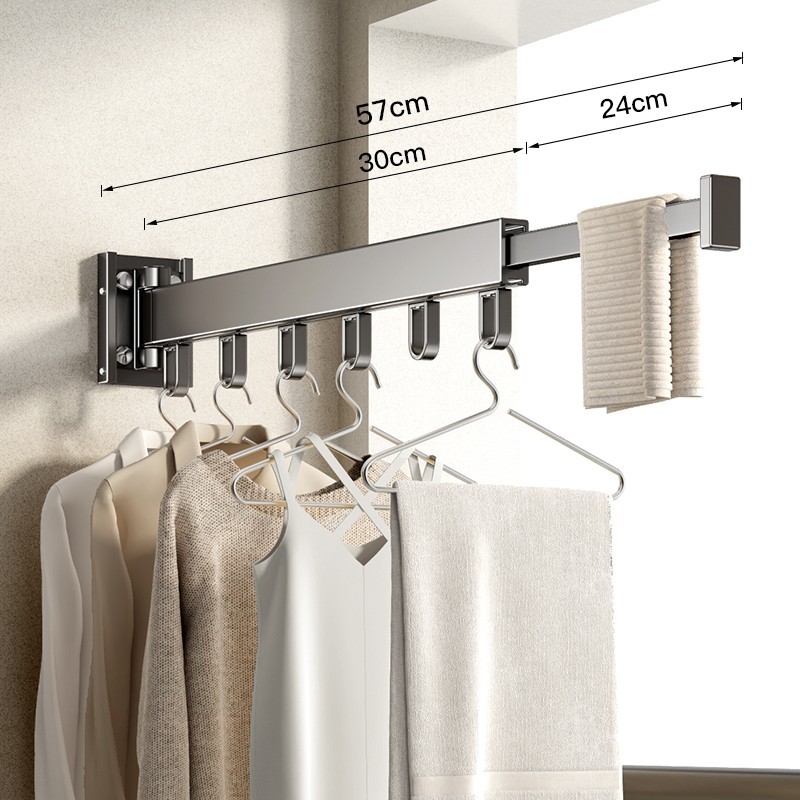 Gray 10% off, 6 movable hooks