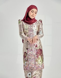 SIPO Eid กระโปรงผ้าคุมความสูงไซส์พิเศษ,กระโปรงเอวผ้ายืดสำหรับผู้หญิง Baju Kurung Moden - Product Image 6
