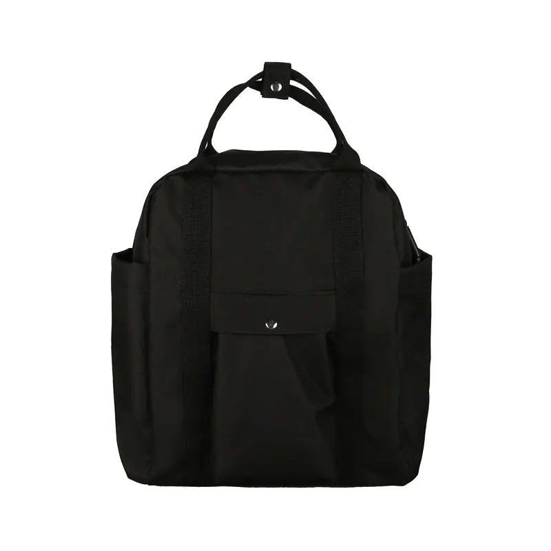 Logo ile toptan pamuk tuval özelleştirilmiş kadın çocuk sırt çantası okul çantaları
