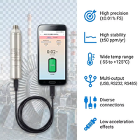 Capteur de pression résonant haute précision en acier inoxydable 316L - Précision de 0,01 % FS, plage 1-3,5 bars, indice de protection IP66 pour environnements difficiles