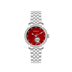 Montre-bracelet mécanique pour femme en acier inoxydable, nouvelle conception 2020, vente en gros, personnalisable, haute qualité, étanche - Product Image 1