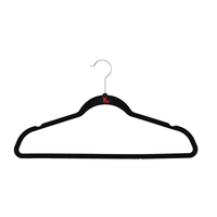 Offre Spéciale 360 degrés pivotant cintre anti-dérapant cintre vêtements courts noir velours cintres pour chambre
